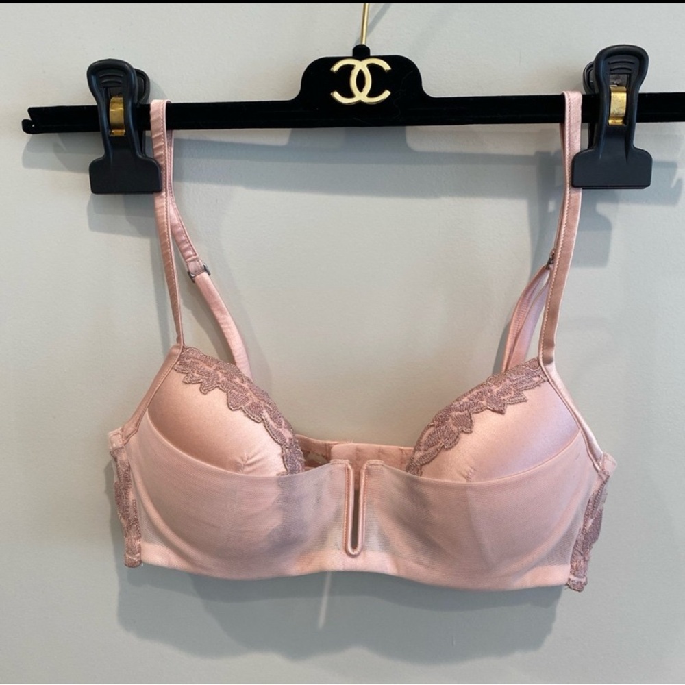 Retl$425 32B La Perla Silk Pink Luxury bra